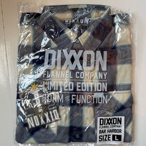 DIXXON BAR HARBOR NWT L inside package See more DIXXON FLANNELS